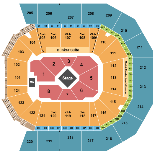 Moody Center ATX George Strait Seating Chart